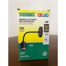 Taschibra Arandela Articulável Led Direct Preta 4w 6500k Foto mini  2