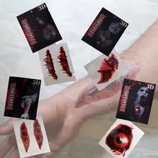 Tatuagem 3d Temporárias Halloween Assustadora Sortidas Foto  mini 1