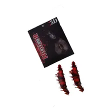 Tatuagem 3d Temporárias Halloween Assustadora Sortidas Foto mini  3