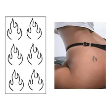 Tatuagem Fogo Tatuagem De Biquíni Tatuagem Íntima Feminina Foto mini 4
