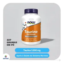 Taurina Now Foods Pure Powder 227g Em P贸 Taurine Sabor Sem sabor Foto mini 4