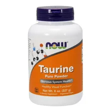 Taurina Now Foods Pure Powder 227g Em P贸 Taurine Sabor Sem sabor Foto mini 1