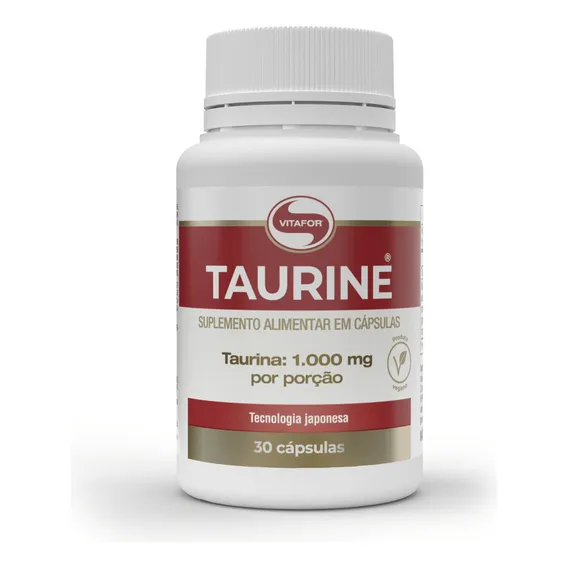 Taurine Vitafor 30 Cápsulas Foto 1