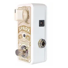 Tc Electronic Pedal Spark Mini Booster P/ Guitarra Mfull Cor Branco Foto mini 3