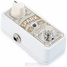 Tc Electronic Pedal Spark Mini Booster P/ Guitarra Mfull Cor Branco Foto mini 2