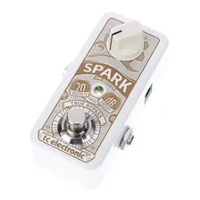 Tc Electronic Pedal Spark Mini Booster P/ Guitarra Mfull Cor Branco Foto mini 4
