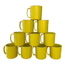 Te 50 Caneca Grande Plastic Firme Refrçad Micrndas Cr Amarel Foto mini 1