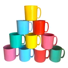 Te 50 Caneca Grande Plastic Firme Refrçad Micrndas Cr Amarel Foto mini 3