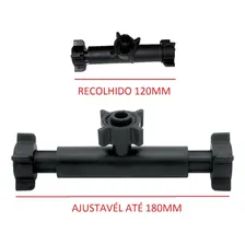 Te Plástico Para Misturadores Lavatório Pvc 1/2 (conexão) Acabamento Não Cor Preto Foto mini 2