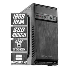 Tech Power Desktop Pc Computador Cpu I7 / Ssd 480gb M2 / 16gb Ram / Fonte 500w Foto  mini 1