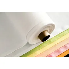 Tecido Alvejado Para Pano De Prato Rolo Com 10 Metros Cor Branco Foto mini 2