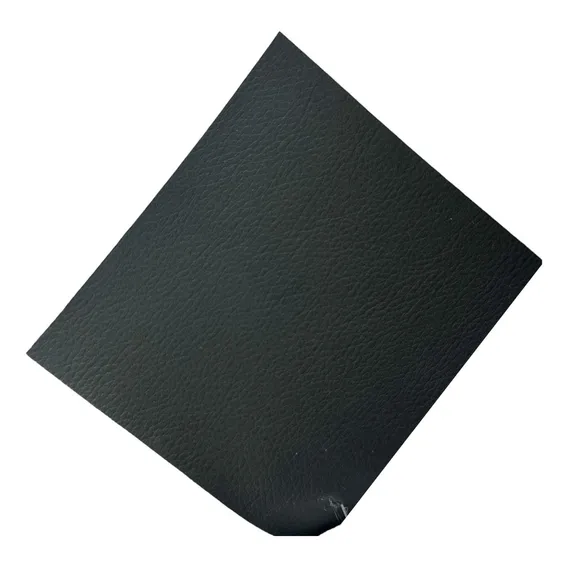 Tecido Couro Sintético Ecológico Napa Bidim 1 Mt X 1,40 Mt Cor Preto Foto 1
