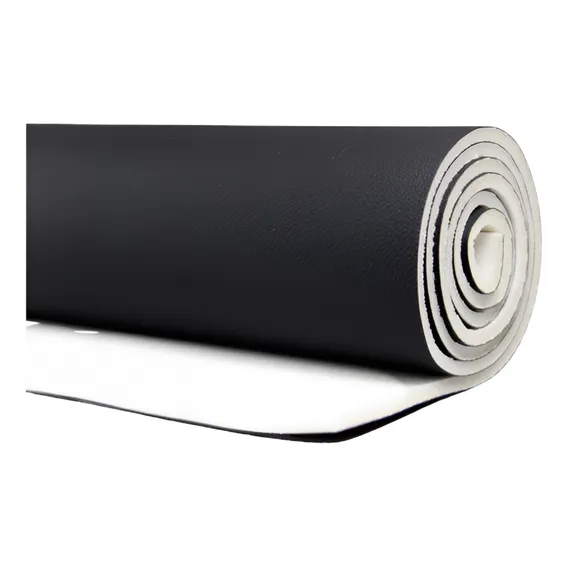 Tecido Courvin Acoplado Automotivo Preto Liso 1m X 1,40 Foto 1