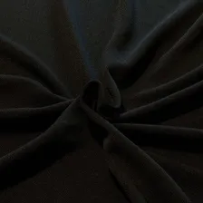 Tecido Crepe De Malha 1,60 M Largura Preto Foto mini 1