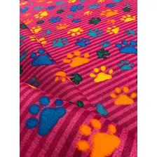 Tecido Estampado Infantil Patinhas Coloridas Rosa 3m Desenho do tecido Pet Foto mini 3
