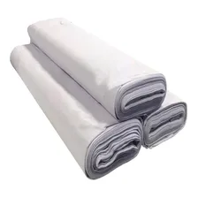 Tecido Etamine 100% Algodão Branco - 3 Metros Foto mini 2