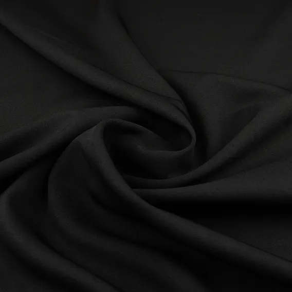Tecido Gabardine Two Way Liso Com Elastano Cores - 5 Metros Cor Preto Foto 1