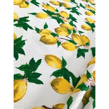 Tecido Jacquard Limão Siciliano Branco 1,00 X 1,40 Foto mini 4