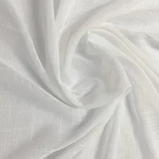 Tecido Linho Malibu Voal Flame 3m X 3m Cortina E Decoração Cor Taupe Desenho Do Tecido Liso Foto mini  2