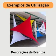 Tecido Malha Lycra Tensionada Festas Tendas Coberturas - 10m Cor Branco Foto mini  3