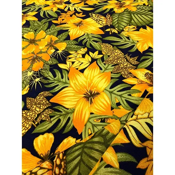 Tecido Para Almofada Floral Florido Primavera 10m Cor 03 Amarelo Foto 1