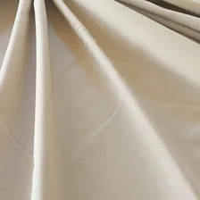 Tecido Peletizado Sarja Leve Algodão Com 1m/1,6m Bege Marfim Cor Bege/marfim Desenho Do Tecido Liso Foto mini  2