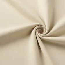 Tecido Peletizado Sarja Leve Algodão Com 1m/1,6m Bege Marfim Cor Bege/marfim Desenho Do Tecido Liso Foto  mini 1