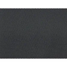 Tecido Sofá Cotone Impermeável Estampas Diversas 10x1,40 Cor Preto E Branco Desenho Do Tecido Ziguezague Foto mini 4