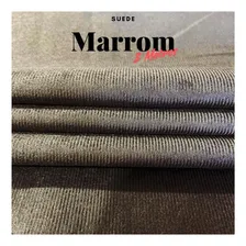Tecido Suede Marrom (pavia 12) Sofá Decoração 3 Metros Foto mini 4
