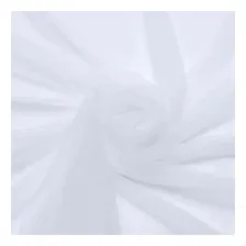 Tecido Tule Liso Poliamida Branco 8x2,40 Mts Foto mini 1