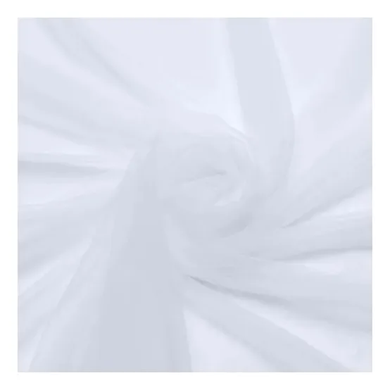 Tecido Tule Liso Poliamida Branco 8x2,40 Mts Foto 1