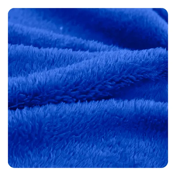 Tecido Ultra Soft Fleece 1m X 1,60m Cor Azul Royal Foto 1