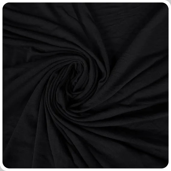 Tecido Viscolycra 3 Metros X 1,80m Qualidade Premium Cor Preto Foto 1