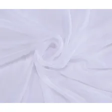 Tecido Voil Ou Voal 3,00 Larg X 3,00 Comp Cor Branco Desenho Do Tecido Liso Foto mini 3