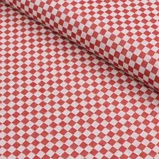 Tecido Xadrez Para Bordar (0,50x1,40) - Döhler Ouro Cor Vermelho Foto  mini 1