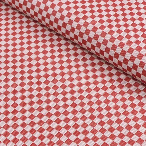 Tecido Xadrez Para Bordar (0,50x1,40) - Döhler Ouro Cor Vermelho Foto 1