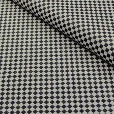 Tecido Xadrez Para Bordar (0,50x1,40) - Döhler Ouro Cor Preto Foto mini 1