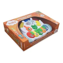 Tecladinho Musical Infantil Bandinha Show Dreamworks Cor Verde-claro Foto mini 1