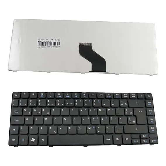Teclado Acer Aspire 4738- 6804 4739z-4671 4739z-4871 !! Cor Preto Foto 1