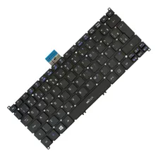 Teclado Acer Aspire V128230bk1 V128230bs1 V5-121 Cor Preto Idioma Português Brasil Foto  mini 1