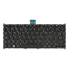 Teclado Acer Aspire V128230bk1 V128230bs1 V5-121 Cor Preto Idioma Português Brasil Foto mini  2