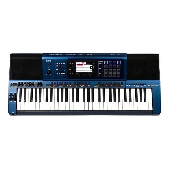 Teclado Arranjador Casio Mz-x500 Com 61 Teclas Sensitivas Cor Azul 110V/220V Foto 1