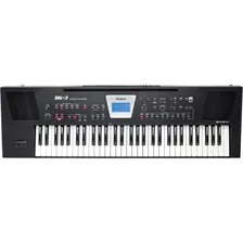 Teclado Arranjador Roland Bk 3 Preto Bk-3 -e 1a Foto mini  2