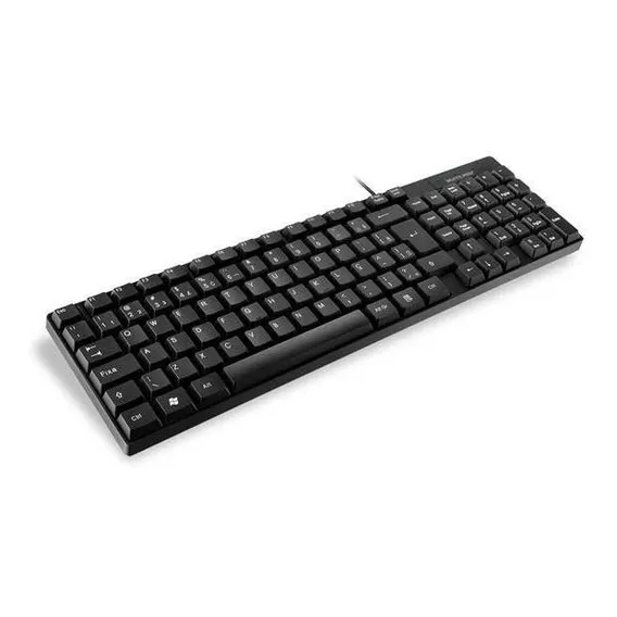Teclado Basico Slim Preto Usb Multilaser Tc193 Foto 1