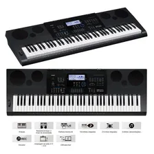 Teclado Casio Wk 6600 Preto Workstation 76 Teclas Wk-6600 Foto  mini 1