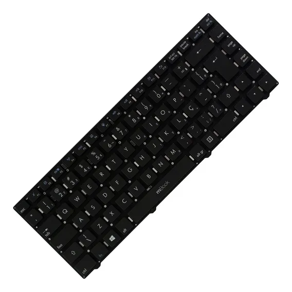 Teclado Cce Ultra Thin U25 Cce Ultra Thin U45l - Abnt2 Br Cor Preto Idioma Português Brasil Foto 1