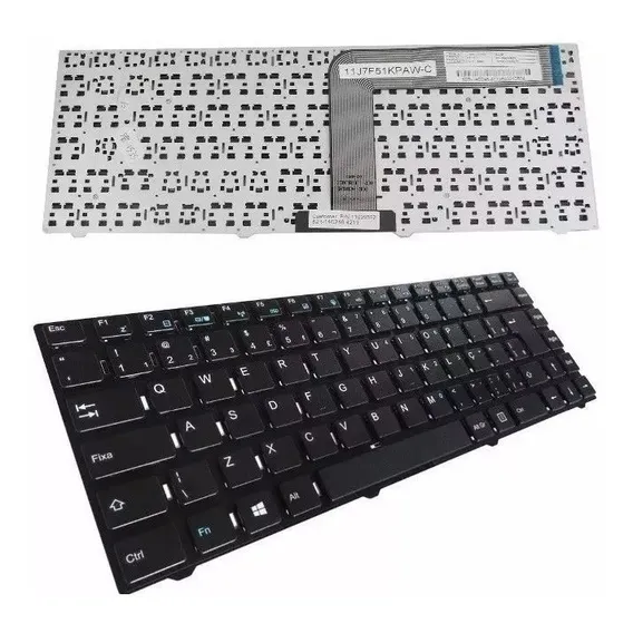 Teclado Cce Ultra Thin U25 Mp-11j78pa-f51gw Br Ç Cor Preto Foto 1