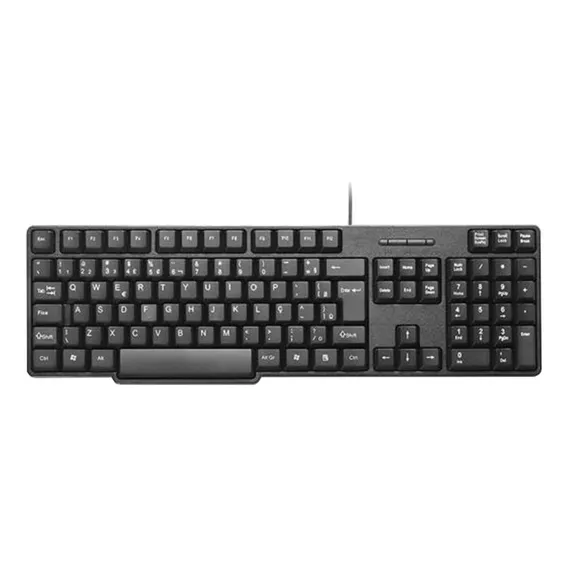 Teclado Com Fio Básico Slim Tc204 Usb Preto - Multilaser Foto 1