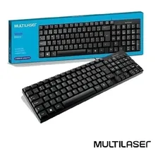 Teclado Com Fio Básico Slim Tc204 Usb Preto - Multilaser Foto mini  3
