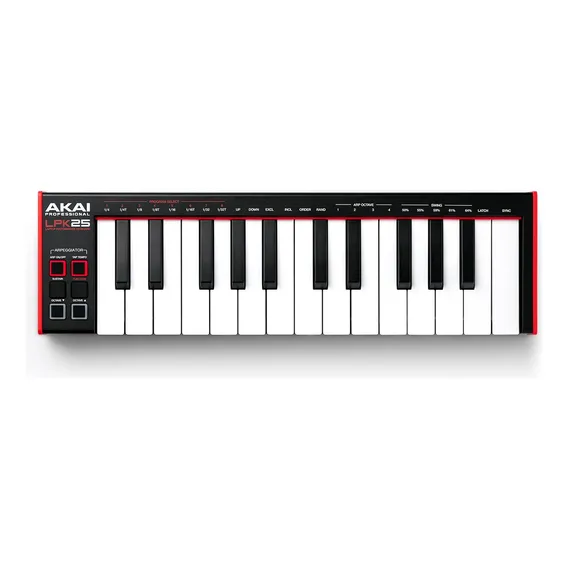Teclado Controlador Akai Lpk25 Mk2 Com E Foto 1